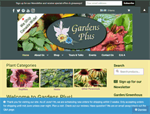 Tablet Screenshot of gardensplus.ca